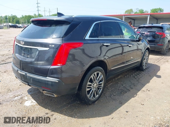 2017 Cadillac XT5 Premium Luxury AWD with VIN 1GYKNERS5HZ162882, listed as a IAAI auction lot 41919780 with 96,051 mi miles. Bid and sale history available at carsss.com. Image 4.