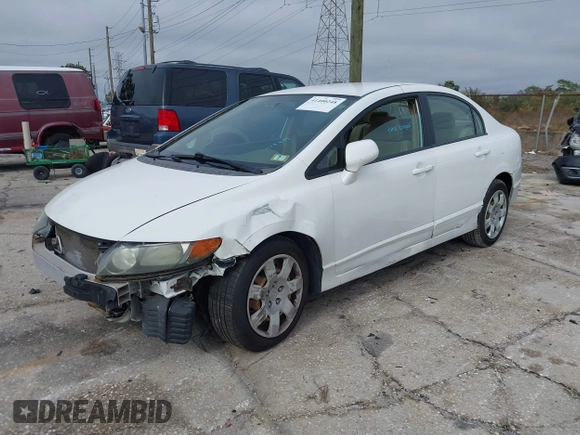 2008 Honda Civic LX with VIN 2HGFA16528H519995, listed as a IAAI auction lot 41400248 with 166,460 mi miles and . Bid and sale history available at DreamBid. Image 18.