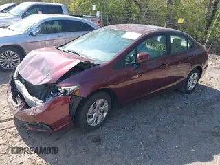 2015 Honda Civic LX with VIN 19XFB2F52FE116108, listed as a IAAI auction lot 42020372 with 161,385 mi miles and . Bid and sale history available at DreamBid. Image 18.