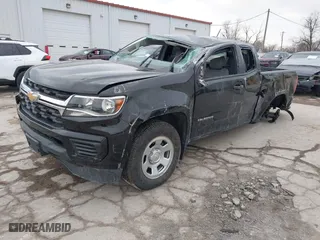 2021 Chevrolet Colorado 2WD Work Truck with VIN 1GCHSBEA0M1172779, listed as a IAAI auction lot 41706475 with 27,679 mi miles. Bid and sale history available at carsss.com. Image 2.