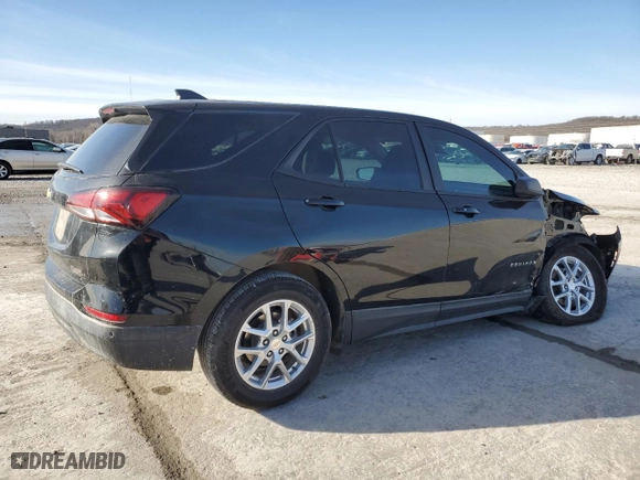 2024 Chevrolet Equinox LS with VIN 3GNAXHEG8RL320243, listed as a Copart auction lot 48203405 with 18,535 mi miles and Salvage Title. Bid and sale history available at carsss.com. Image 3.