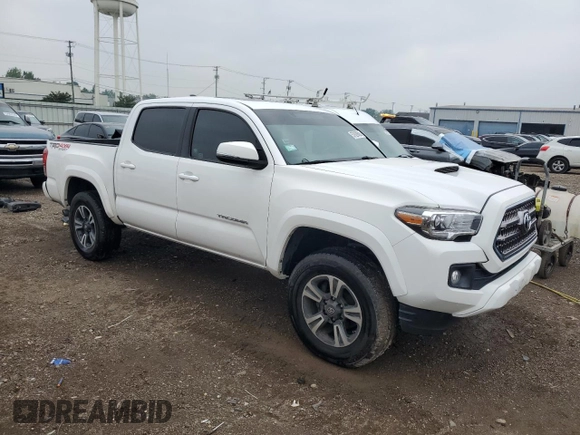 2017 Toyota Tacoma SR5 with VIN 3TMCZ5AN7HM105170, listed as a Copart auction lot 57628685 with 52,654 mi miles and Salvage title. Bid and sale history available at DreamBid. Image 4.