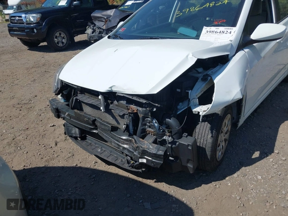 2016 Hyundai Accent SE with VIN KMHCT4AEXGU954727, listed as a IAAI auction lot 39864824 with Not Provided miles and . Bid and sale history available at DreamBid. Image 6.