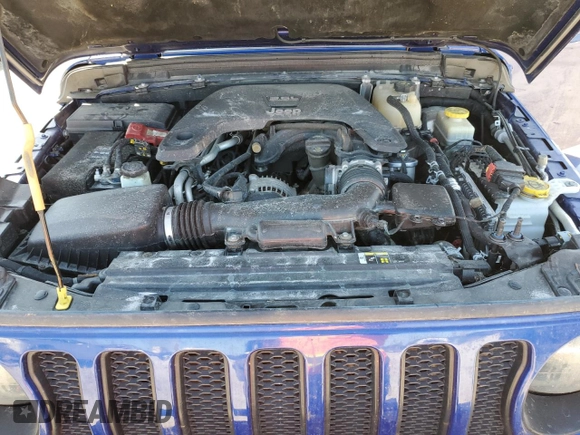 2019 Jeep Wrangler Unlimited Sahara z VIN 1C4HJXEG1KW625568, wystawiony jako Copart lot #42751805 z przebiegiem Nie podano mil oraz Nie do naprawy • Non repairable. Historia ofert i sprzedaży dostępna na DreamBid. Obrazek 11.