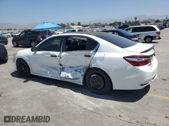 2016 Honda Accord Sport z VIN 1HGCR2F56GA244078, wystawiony jako Copart lot #63640505 z przebiegiem 229 054 mil mil oraz Szkoda całkowita • Salvage title. Historia ofert i sprzedaży dostępna na DreamBid. Obrazek 2.
