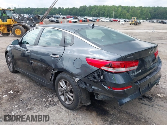 2020 Kia Optima LX with VIN 5XXGT4L37LG385708, listed as a IAAI auction lot 42428109 with 83,904 mi miles and . Bid and sale history available at DreamBid. Image 3.