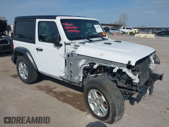 2020 Jeep Wrangler Sport S с VIN 1C4GJXAG3LW275413, выставлен на аукционе IAAI как лот 41884921 с пробегом 63 727 миль миль и . История ставок и продаж доступна на DreamBid. Изображение 1.