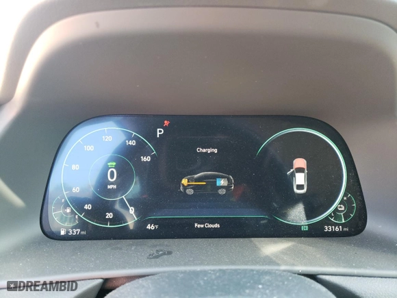 2023 Hyundai Sonata Hybrid Limited with VIN KMHL54JJ4PA071036, listed as a Copart auction lot 46209985 with 33,161 mi miles and Salvage Title. Bid and sale history available at carsss.com. Image 9.