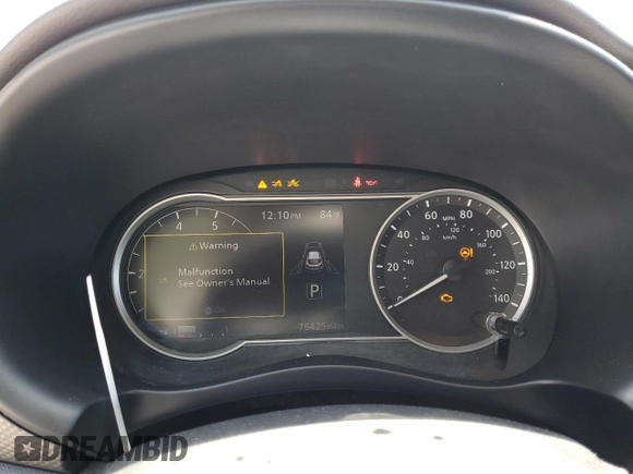 2020 Nissan Kicks SV z VIN 3N1CP5CV9LL487710, wystawiony jako Copart lot #58723695 z przebiegiem 76 425 mil mil oraz Szkoda całkowita • Salvage title. Historia ofert i sprzedaży dostępna na DreamBid. Obrazek 9.