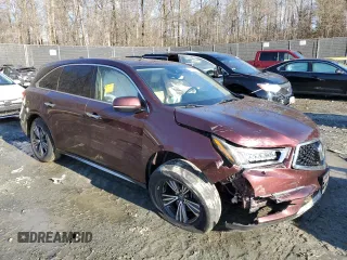 2017 Acura MDX with VIN 5FRYD4H38HB043946, listed as a Copart auction lot 44726245 with 135,660 mi miles and Salvage Title. Bid and sale history available at carsss.com. Image 4.