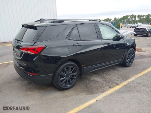 2024 Chevrolet Equinox RS with VIN 3GNAXMEG8RL149468, listed as a IAAI auction lot 40307628 with 8,791 mi miles. Bid and sale history available at carsss.com. Image 4.