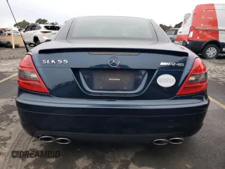 2006 Mercedes-Benz SLK-Class 5.5L AMG with VIN WDBWK73FX6F101788, listed as a Copart auction lot 86853414 with 51,995 mi miles and Salvage Title. Bid and sale history available at carsss.com. Image 6.