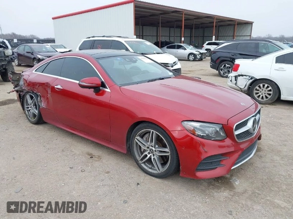 2018 Mercedes-Benz E-Class E 400 with VIN WDD1J6GB2JF022968, listed as a IAAI auction lot 41499016 with 88,559 mi miles. Bid and sale history available at carsss.com. Image 1.