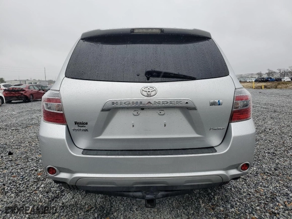 2010 Toyota Highlander Hybrid Limited w/3rd Row with VIN JTEJW3EH6A2043410, listed as a Copart auction lot 88138605 with 180,466 mi miles and Non Repairable. Bid and sale history available at carsss.com. Image 6.