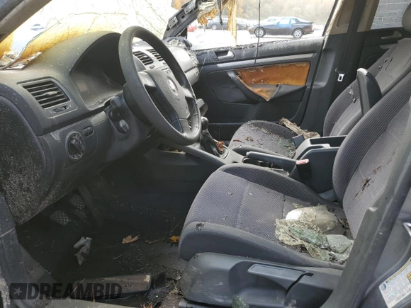 2005 Volkswagen Jetta 2.5 with VIN 3VWPG71K55M613316, listed as a Copart auction lot 78174924 with Not provided miles and Salvage title. Bid and sale history available at DreamBid. Image 7.