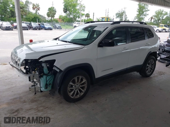 2022 Jeep Cherokee Latitude Lux z VIN 1C4PJLMXXND501689, wystawiony jako IAAI lot #42401720 z przebiegiem 34 037 mil mil oraz . Historia ofert i sprzedaży dostępna na DreamBid. Obrazek 18.