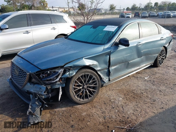 2018 Genesis G80 Sport z VIN KMHGN4JB7JU236576, wystawiony jako IAAI lot #41532947 z przebiegiem 124 083 mil mil oraz . Historia ofert i sprzedaży dostępna na DreamBid. Obrazek 17.