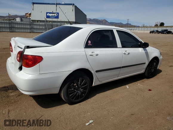 2004 Toyota Corolla CE with VIN 1NXBR32E54Z232984, listed as a Copart auction lot 50067395 with 195,836 mi miles and Salvage Title. Bid and sale history available at DreamBid. Image 3.