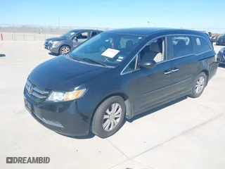 2016 Honda Odyssey SE with VIN 5FNRL5H39GB115475, listed as a IAAI auction lot 41759122 with 1 mi miles. Bid and sale history available at carsss.com. Image 2.