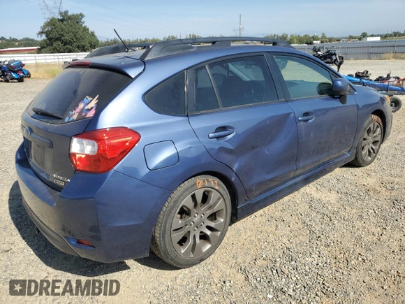 2013 Subaru Impreza Special Sports Premium with VIN JF1GPAL61D2883980, listed as a Copart auction lot 60682625 with 120,152 mi miles and Salvage title. Bid and sale history available at DreamBid. Image 3.