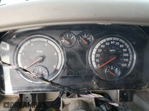 2010 Dodge Ram 3500 SLT with VIN 3D73Y3CL2AG179769, listed as a Copart auction lot 50394265 with 0 mi miles and Salvage Title. Bid and sale history available at carsss.com. Image 9.
