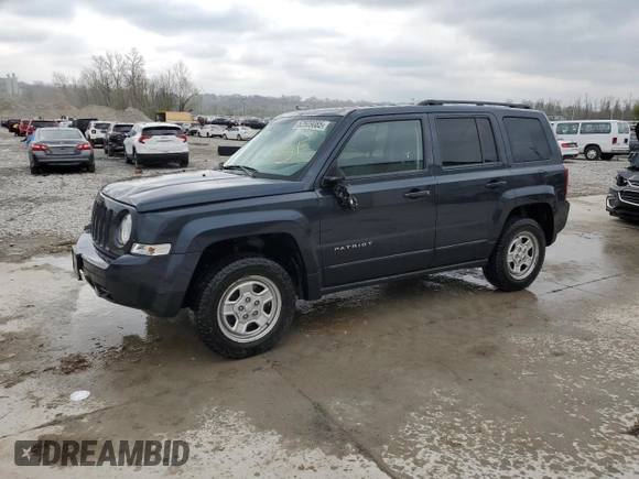 2014 Jeep Patriot Sport with VIN 1C4NJRBB4ED602129, listed as a Copart auction lot 52609085 with 222,064 mi miles and Salvage Title. Bid and sale history available at DreamBid. Image 1.