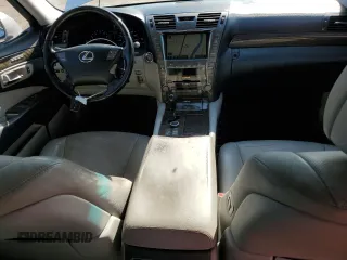 2009 Lexus LS 460 with VIN JTHCL46F795001457, listed as a Copart auction lot 69957804 with 143,649 mi miles and Salvage Title. Bid and sale history available at DreamBid. Image 8.