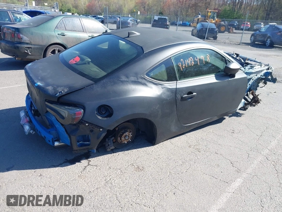 2016 Subaru BRZ Limited with VIN JF1ZCAC11G9600658, listed as a IAAI auction lot 42142498 with 1 mi miles. Bid and sale history available at carsss.com. Image 4.