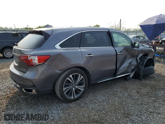 2020 Acura MDX Technology with VIN 5J8YD4H53LL027230, listed as a Copart auction lot 59229895 with 46,074 mi miles and Salvage title. Bid and sale history available at DreamBid. Image 3.