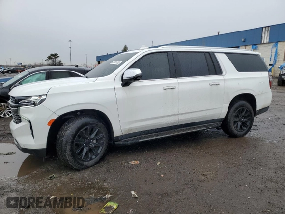 2021 Chevrolet Suburban Premier с VIN 1GNSCFKD9MR284417, выставлен на аукционе Copart как лот 47981755 с пробегом 53 316 миль миль и На запчасти • Non repairable. История ставок и продаж доступна на DreamBid. Изображение 1.