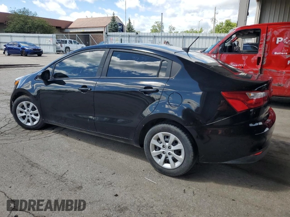 2017 Kia Rio LX with VIN KNADM4A38H6054870, listed as a Copart auction lot 61201624 with 94,540 mi miles and Non Repairable. Bid and sale history available at carsss.com. Image 2.