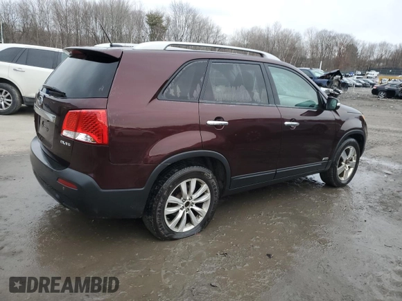 2011 Kia Sorento EX with VIN 5XYKUDA27BG043512, listed as a Copart auction lot 45181195 with 117,729 mi miles and Clean Title. Bid and sale history available at DreamBid. Image 3.