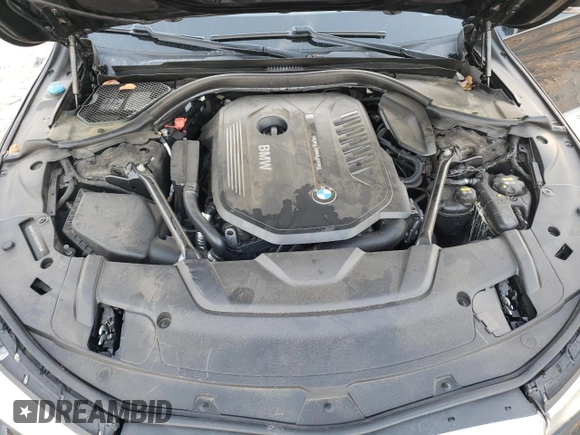 2017 BMW 7 Series 740i xDrive with VIN WBA7E4C55HGU99795, listed as a Copart auction lot 85545124 with 99,304 mi miles and Salvage Title. Bid and sale history available at carsss.com. Image 11.