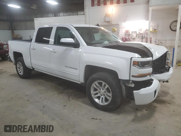2018 Chevrolet Silverado 1500 LT with VIN 3GCUKRECXJG118122, listed as a Copart auction lot 47293595 with 97,047 mi miles and Salvage Title. Bid and sale history available at DreamBid. Image 4.