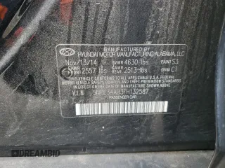 2015 Hyundai Sonata Sport z VIN 5NPE34AB3FH132587, wystawiony jako Copart lot #43991865 z przebiegiem 164 949 mil mil oraz Szkoda całkowita • Salvage title. Historia ofert i sprzedaży dostępna na DreamBid. Obrazek 13.