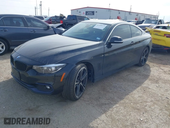 2020 BMW 4 Series 430i with VIN WBA4W3C00LAG91526, listed as a IAAI auction lot 41283679 with 46,597 mi miles. Bid and sale history available at carsss.com. Image 17.