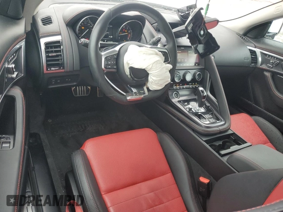 2020 Jaguar F-Type with VIN SAJD51EE2LCK68873, listed as a Copart auction lot 42095325 with 8,423 mi miles and Non Repairable. Bid and sale history available at DreamBid. Image 8.
