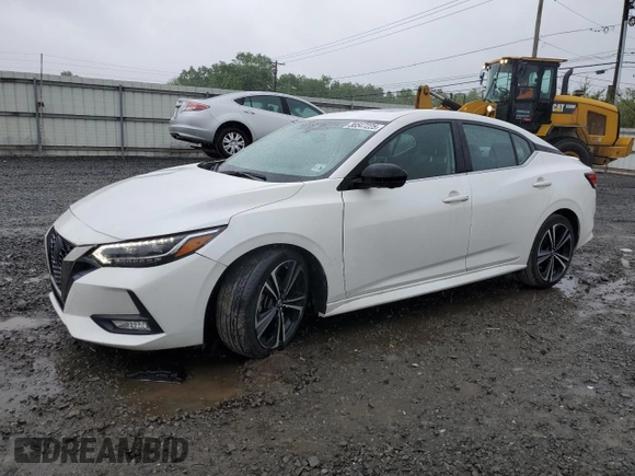 2021 Nissan Sentra SR z VIN 3N1AB8DV0MY324132, wystawiony jako Copart lot #56547225 z przebiegiem 48 291 mil mil oraz Szkoda całkowita • Salvage title. Historia ofert i sprzedaży dostępna na DreamBid. Obrazek 1.