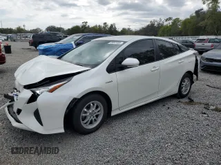 2016 Toyota Prius Two with VIN JTDKBRFU4G3505906, listed as a Copart auction lot 49041485 with 96,009 mi miles and Salvage Title. Bid and sale history available at DreamBid. Image 1.