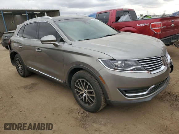 2017 Lincoln MKX Select with VIN 2LMPJ8KPXHBL13541, listed as a Copart auction lot 77139904 with 99,831 mi miles and Salvage Title. Bid and sale history available at carsss.com. Image 4.