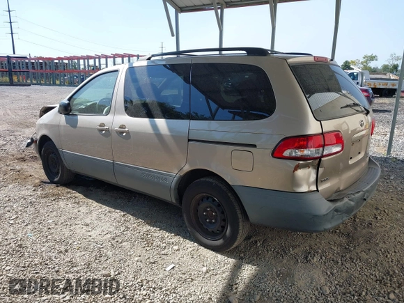 2002 Toyota Sienna LE with VIN 4T3ZF13C82U465335, listed as a IAAI auction lot 40274809 with 178,560 mi miles and . Bid and sale history available at DreamBid. Image 3.