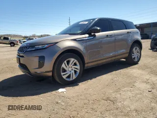 2020 Land Rover Range Rover Evoque S with VIN SALZJ2FX8LH022850, listed as a Copart auction lot 50439675 with 55,283 mi miles and Salvage Title. Bid and sale history available at DreamBid. Image 1.