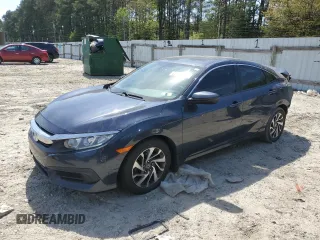 2016 Honda Civic EX with VIN 19XFC2F76GE242701, listed as a Copart auction lot 52005815 with 101,480 mi miles and Salvage Title. Bid and sale history available at DreamBid. Image 1.