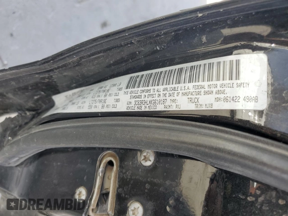 2019 Ram 3500 Big Horn with VIN 3C63R3HLXKG610187, listed as a Copart auction lot 47739915 with 320,498 mi miles and Salvage Title. Bid and sale history available at carsss.com. Image 13.
