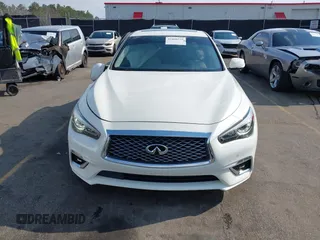2021 Infiniti Q50 3.0t LUXE with VIN JN1EV7BP3MM700462, listed as a IAAI auction lot 41800539 with 55,866 mi miles. Bid and sale history available at carsss.com. Image 12.