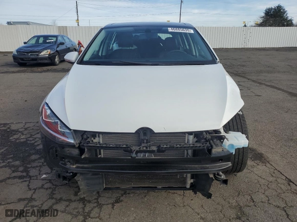 2020 Volkswagen Golf TSI with VIN 3VWW57AU8LM005936, listed as a Copart auction lot 46885635 with 39,815 mi miles and Salvage Title. Bid and sale history available at carsss.com. Image 5.