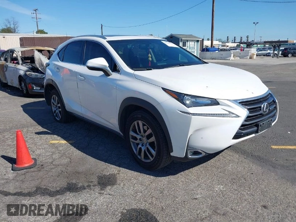 2016 Lexus NX 200t with VIN JTJYARBZ5G2044796, listed as a IAAI auction lot 41847783 with 53,333 mi miles and . Bid and sale history available at DreamBid. Image 1.
