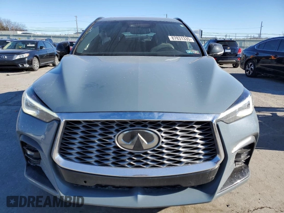 2022 Infiniti QX55 Essential с VIN 3PCAJ5K38NF115069, выставлен на аукционе Copart как лот 87831335 с пробегом 30 940 миль миль и Списание • Salvage title. История ставок и продаж доступна на DreamBid. Изображение 5.