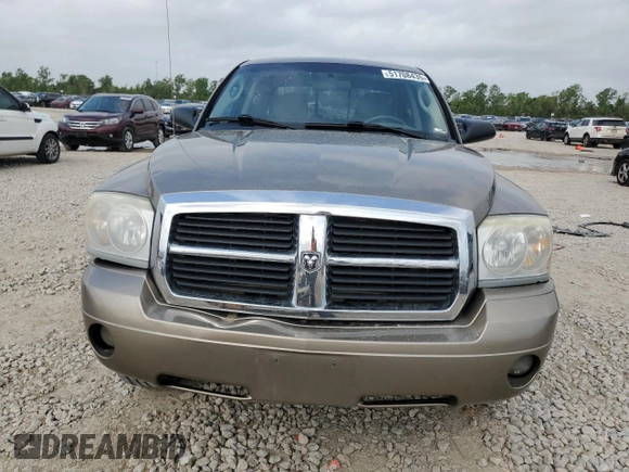 2007 Dodge Dakota SLT with VIN 1D7HE48K27S137317, listed as a Copart auction lot 51708435 with 120,707 mi miles and Salvage Title. Bid and sale history available at carsss.com. Image 5.