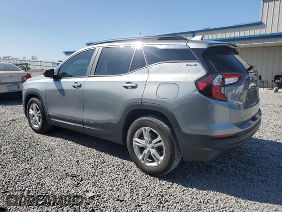 2023 GMC Terrain SLE with VIN 3GKALMEG1PL104278, listed as a Copart auction lot 52101685 with 20,301 mi miles and Salvage Title. Bid and sale history available at DreamBid. Image 2.